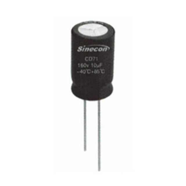 CD71 bipolar humilis-impedirentance speciale radialis aluminium electrolytic capacitor