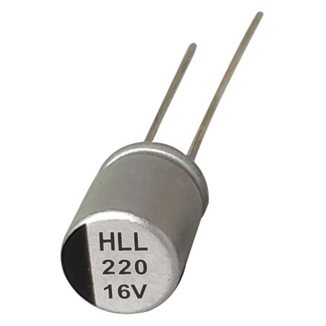 HLL alta Rippele, humilis ESR radialis polymer aluminium electrolytic capacitor HLL alta Rippele, humilis ESR radialis polymer aluminium electrolytic capacitor